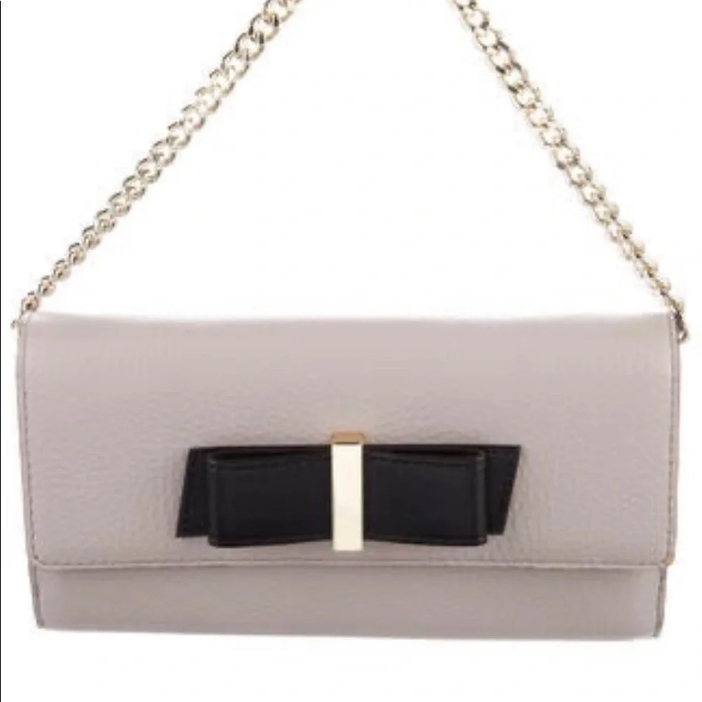 Kate Spade Leather Wristlet/ Wallet with Chain